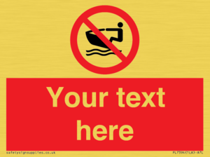 Custom No personal water craft